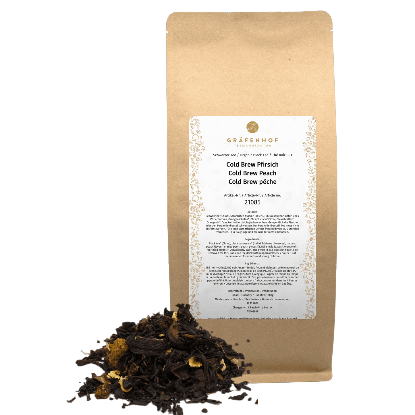 BIO Eistee Pfirsich (Cold Brew)