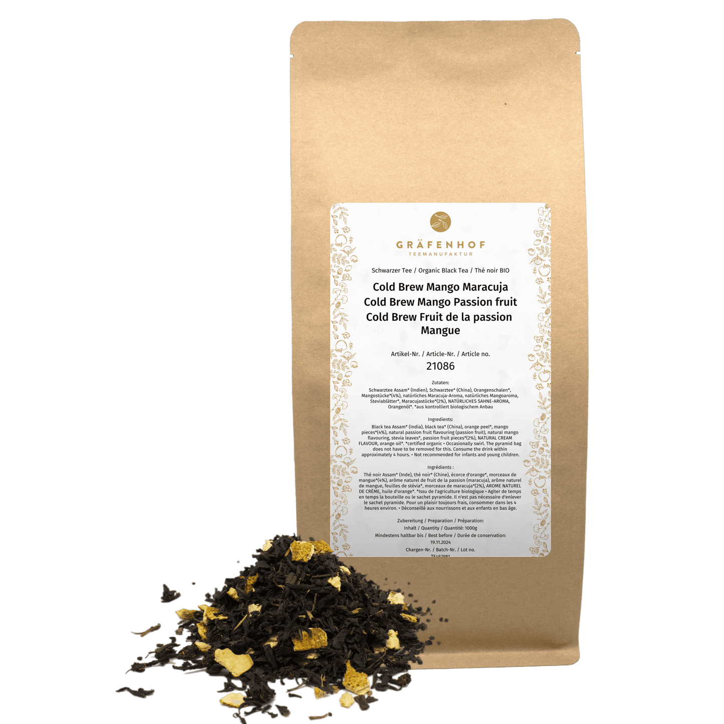 BIO Eistee Mango Maracuja (Cold Brew)