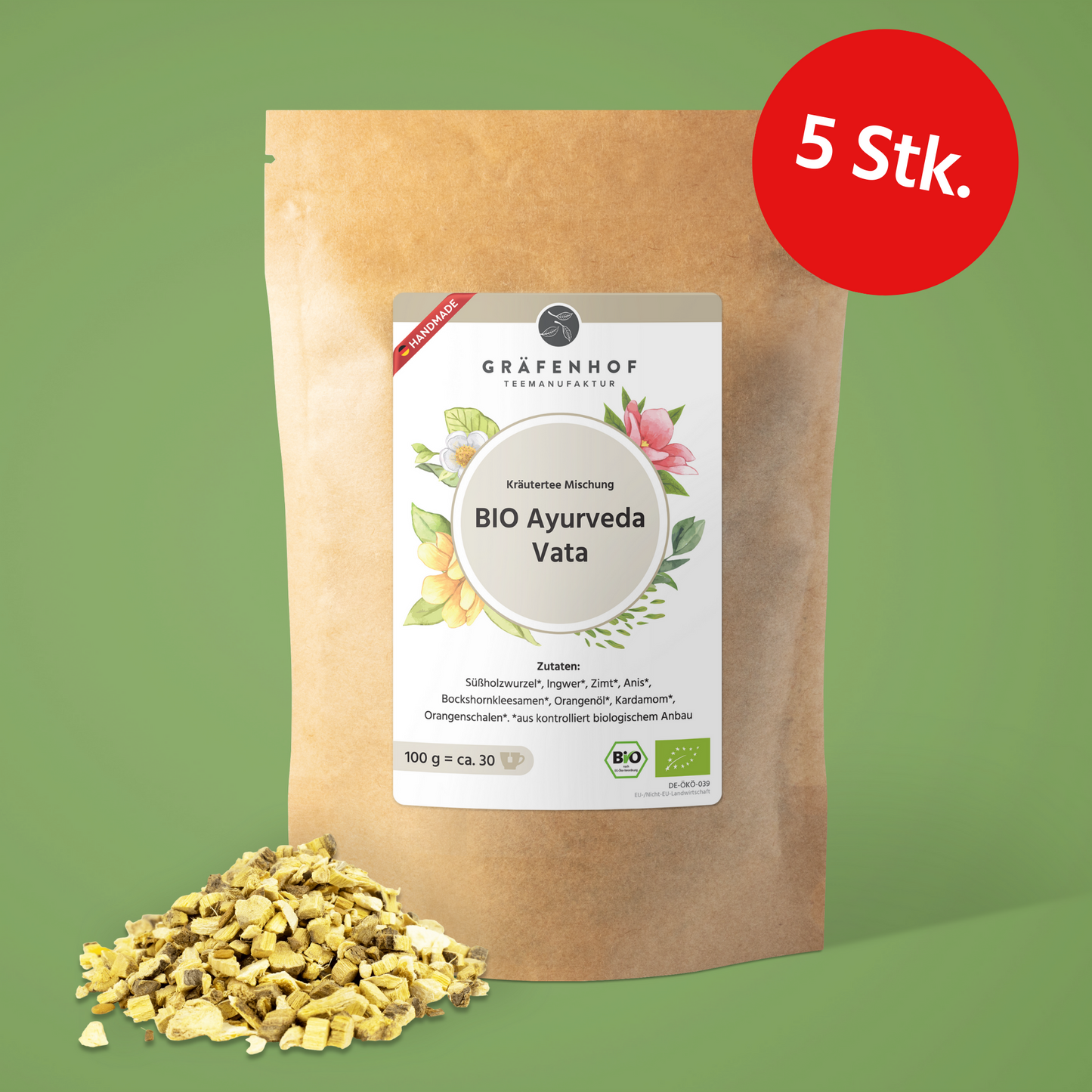 BIO Ayurveda Vata - 5 Stk. x 100g