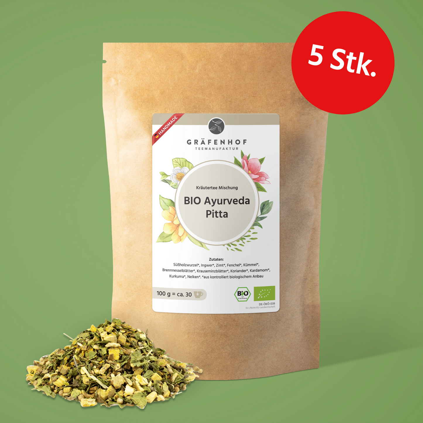 BIO Ayurveda Pitta - 5 Stk. x 100g
