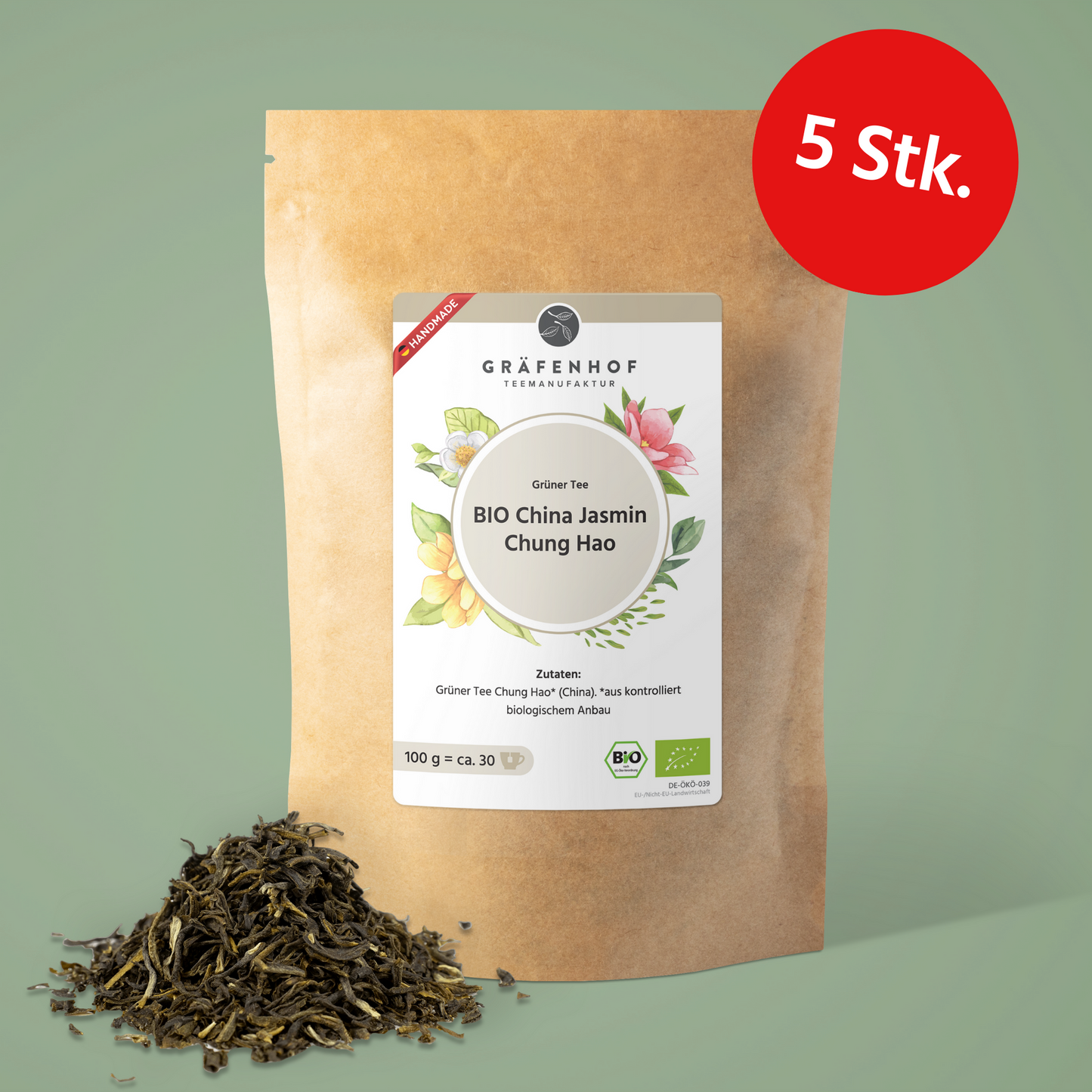 BIO China Jasmin Chung Hao - 5 Stk. x 100g