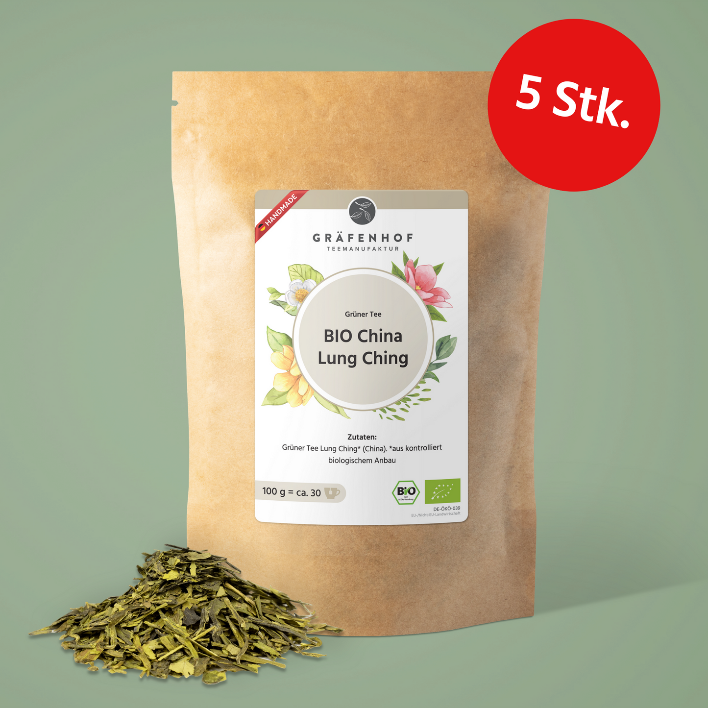 BIO China Lung Ching - 5 Stk. x 100g