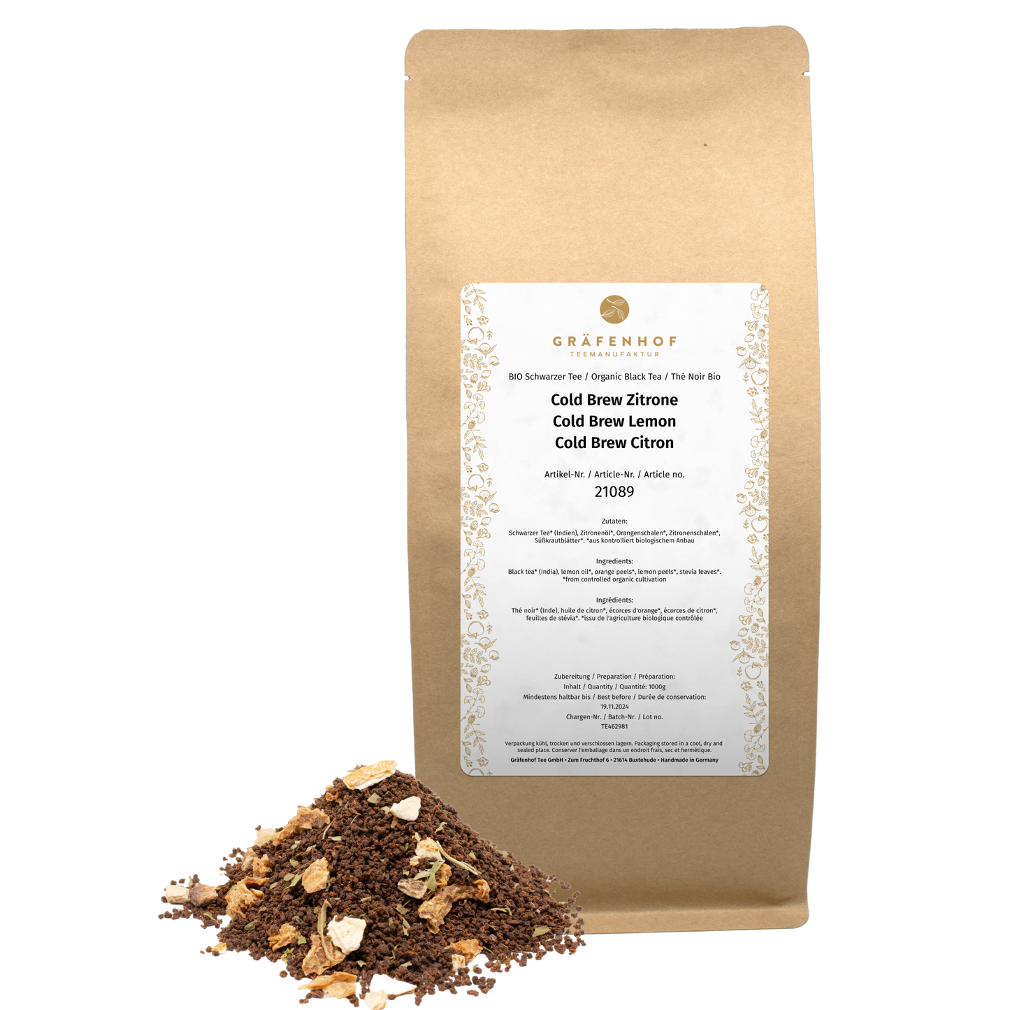 BIO Eistee Zitrone (Cold Brew)