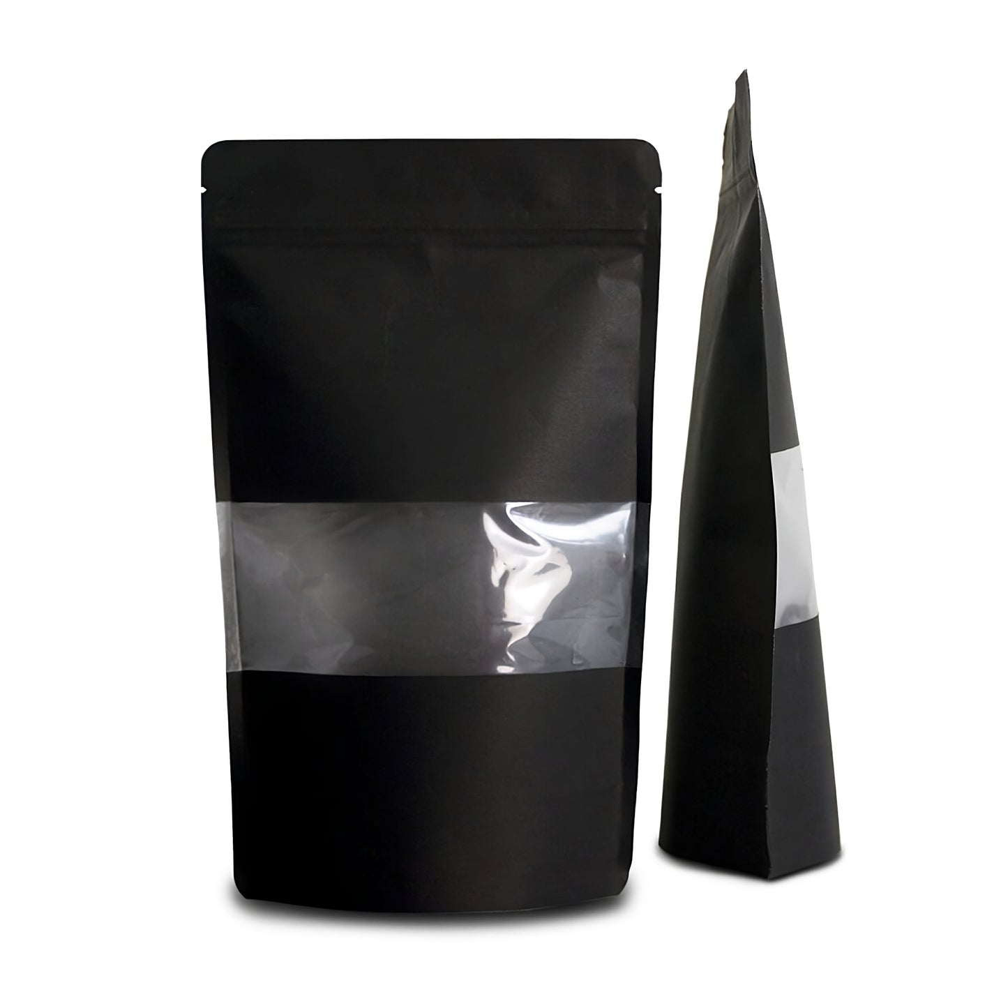 Doypack schwarz / Sichtfenster