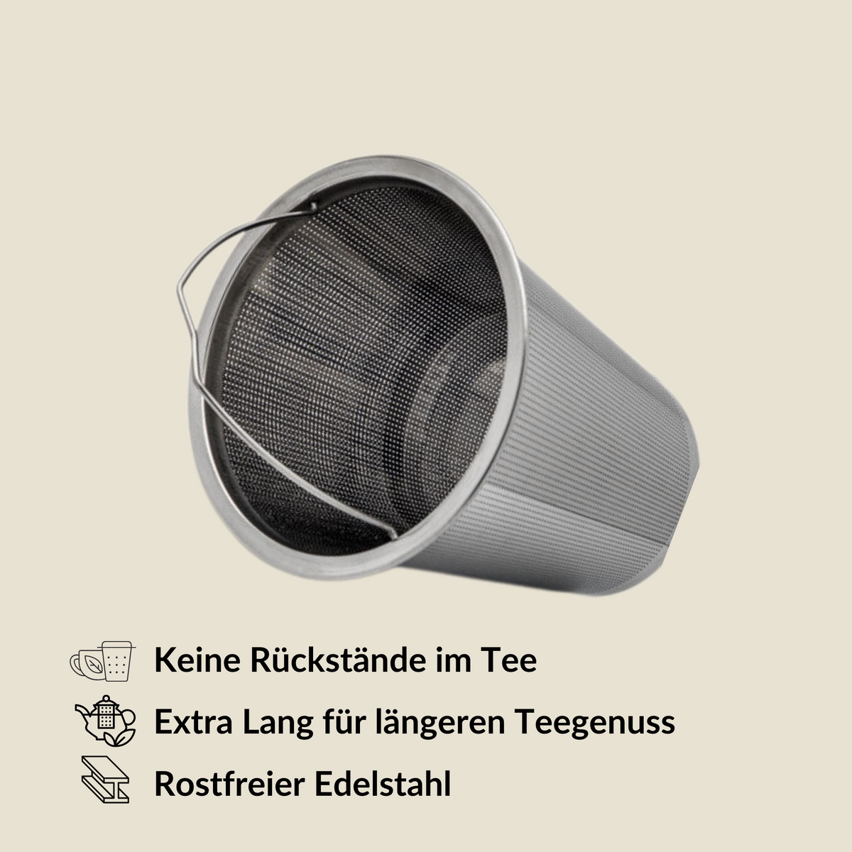Gräfenhof Teekanne aus Glas 1,2L