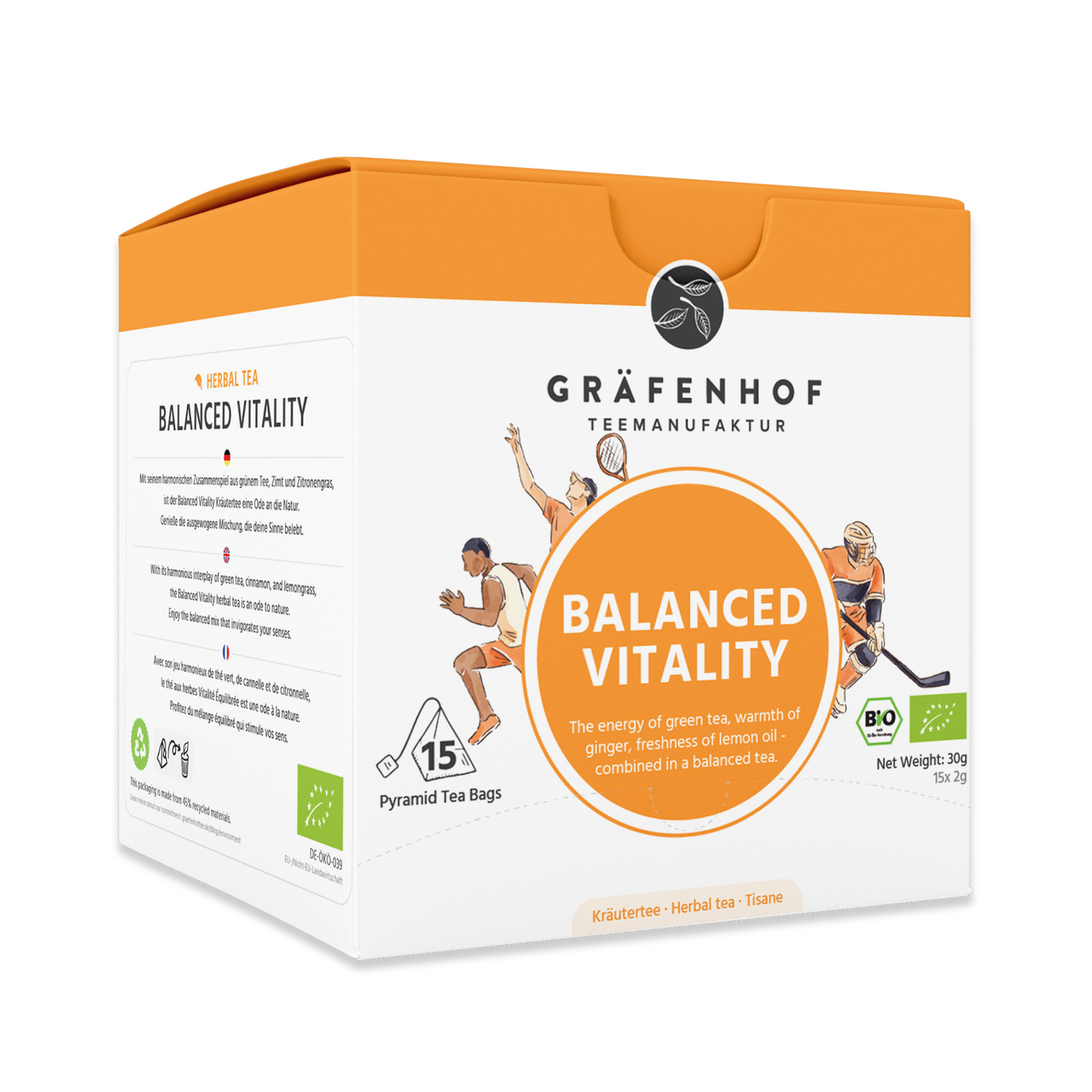 Balanced Vitality Tee, Pyramidenbeutel mit Sachet