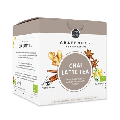 Chai Latte Tee, Pyramidenbeutel mit Sachet