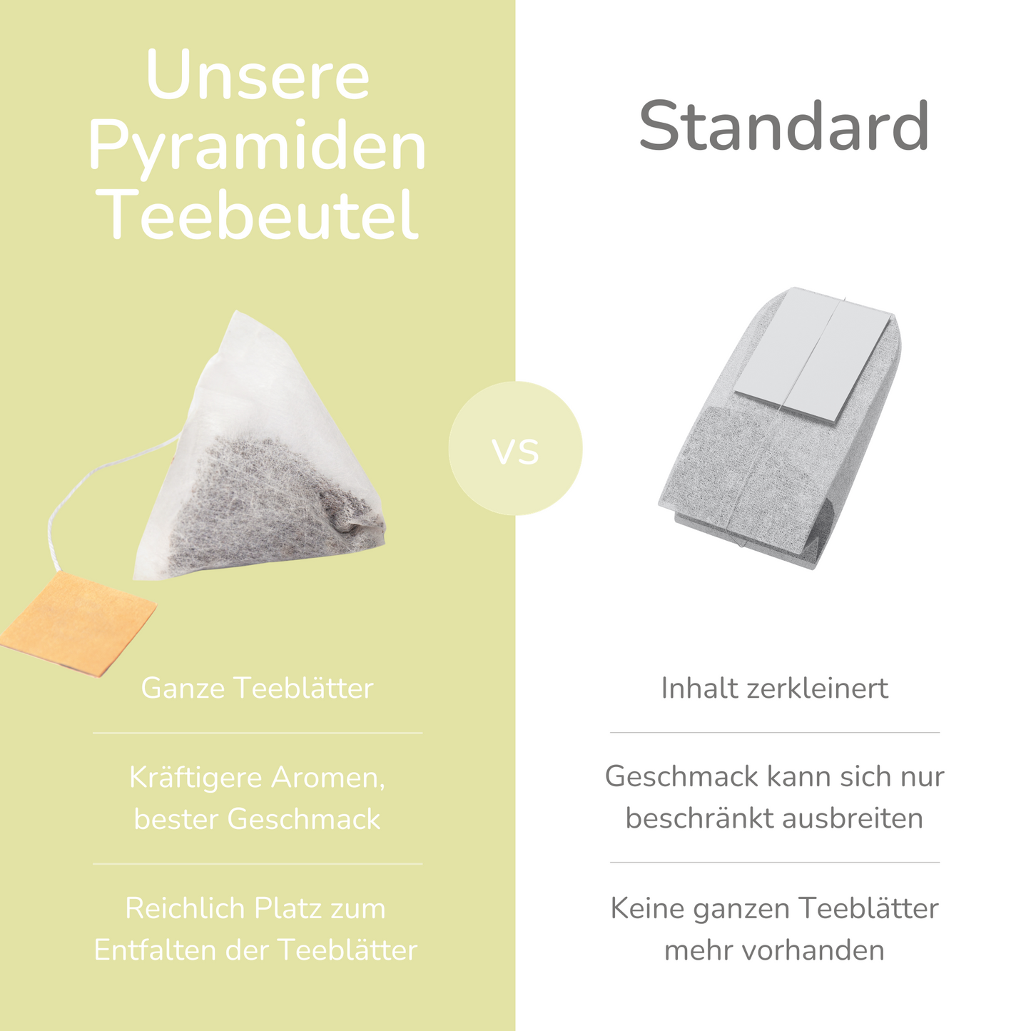 Simple Camomile Tee, Pyramidenbeutel mit Sachet