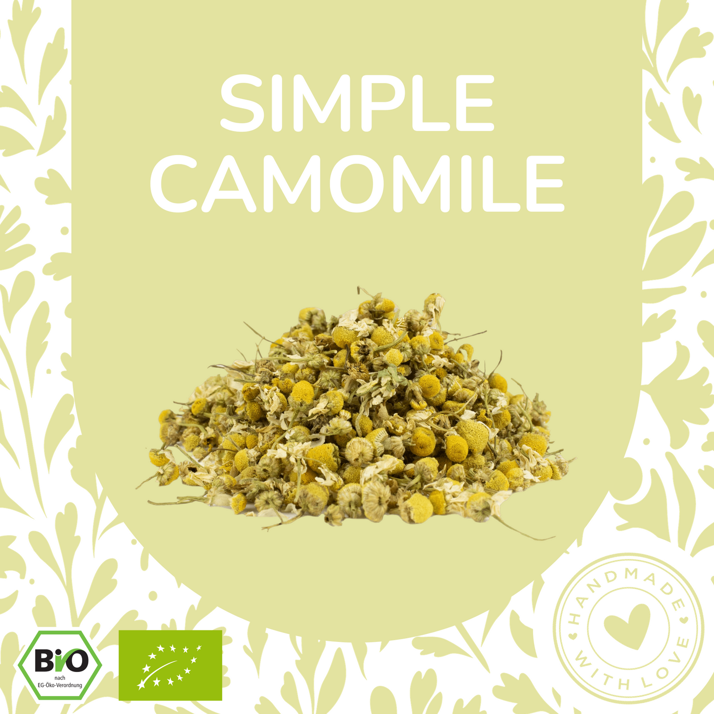 Simple Camomile Tee, Pyramidenbeutel mit Sachet